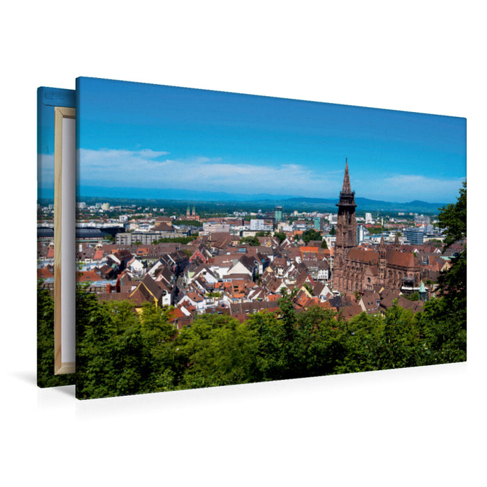 Premium Textil-Leinwand Premium Textil-Leinwand 120 cm x 80 cm quer Ein Motiv aus dem Kalender Wundervolles Freiburg