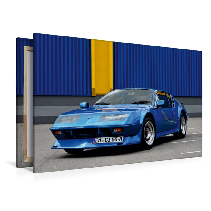 Premium Textil-Leinwand Premium Textil-Leinwand 120 cm x 80 cm quer Ein Motiv aus dem Kalender Renault Alpine A310 V6