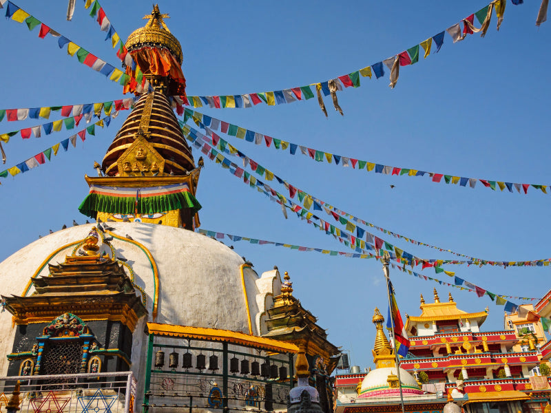 Stupa in Kathmandu - CALVENDO Foto-Puzzle - calvendoverlag 29.99