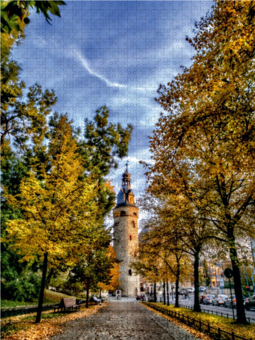 Der Leipziger Turm im Herbst - CALVENDO Foto-Puzzle - calvendoverlag 29.99
