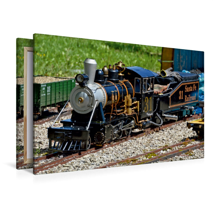 Premium Textil-Leinwand Premium Textil-Leinwand 120 cm x 80 cm quer 31 Santa Fe Railroad