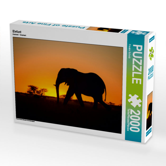 Elefant - CALVENDO Foto-Puzzle - calvendoverlag 39.99