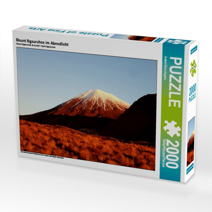 Mount Ngauruhoe im Abendlicht - CALVENDO Foto-Puzzle - calvendoverlag 39.99