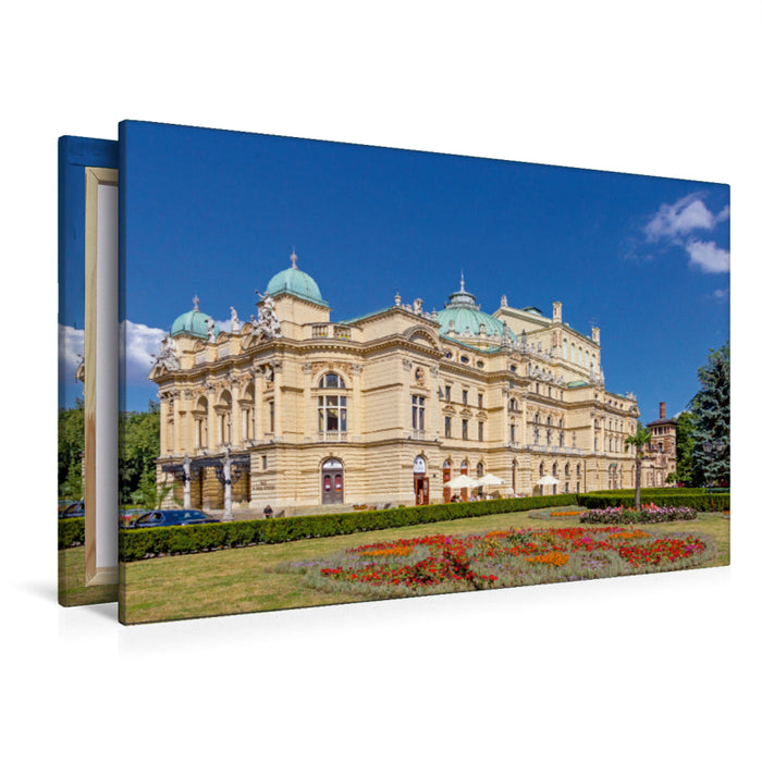 Premium Textil-Leinwand Premium Textil-Leinwand 120 cm x 80 cm quer Das S?owacki-Theater