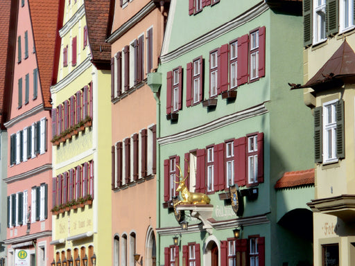 Dinkelsbühl, Hausfassaden am Weinmarkt - CALVENDO Foto-Puzzle - calvendoverlag 29.99