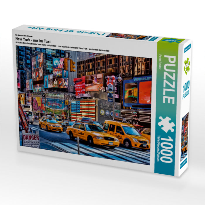 New York - nur im Taxi - CALVENDO Foto-Puzzle - calvendoverlag 29.99