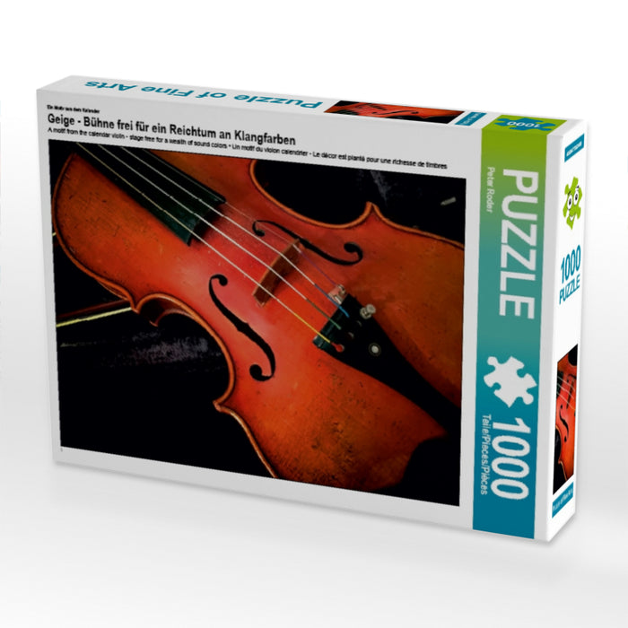 Geige - Bühne frei für ein Reichtum an Klangfarben - CALVENDO Foto-Puzzle - calvendoverlag 29.99