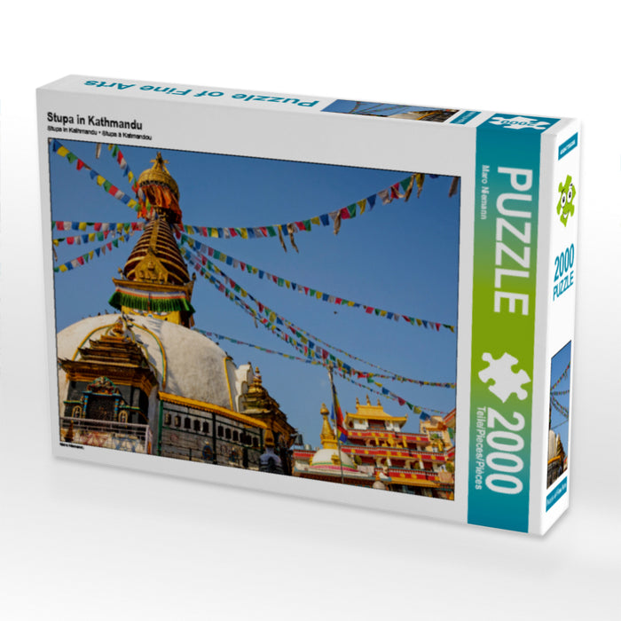 Stupa in Kathmandu - CALVENDO Foto-Puzzle - calvendoverlag 39.99