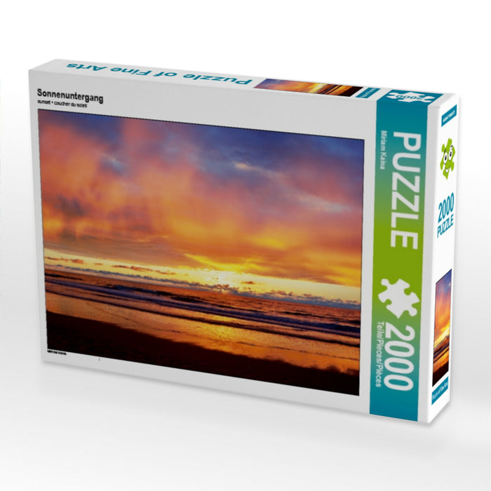 Sonnenuntergang - CALVENDO Foto-Puzzle - calvendoverlag 39.99