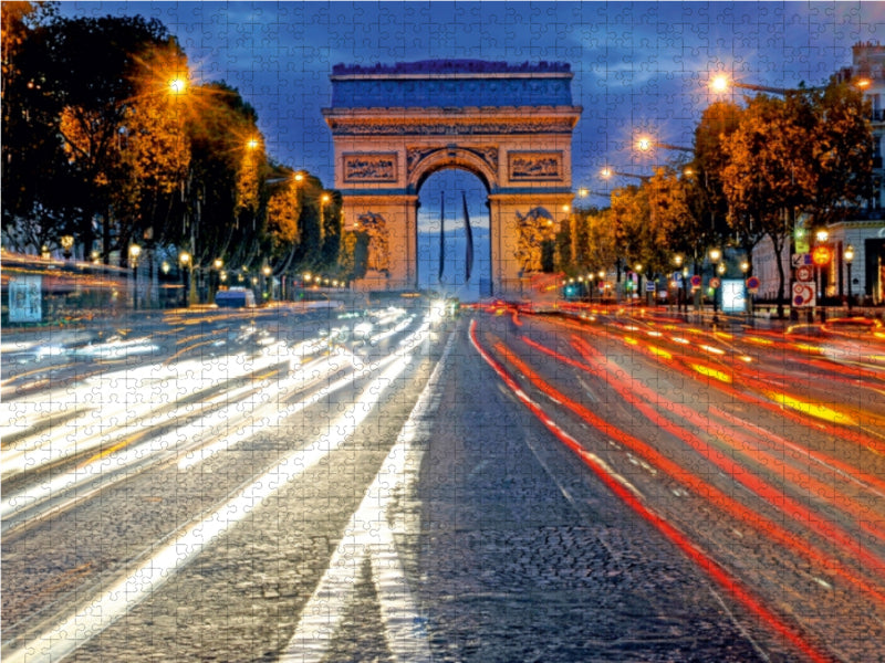 Die Champs-Elysées, Paris - CALVENDO Foto-Puzzle - calvendoverlag 29.99