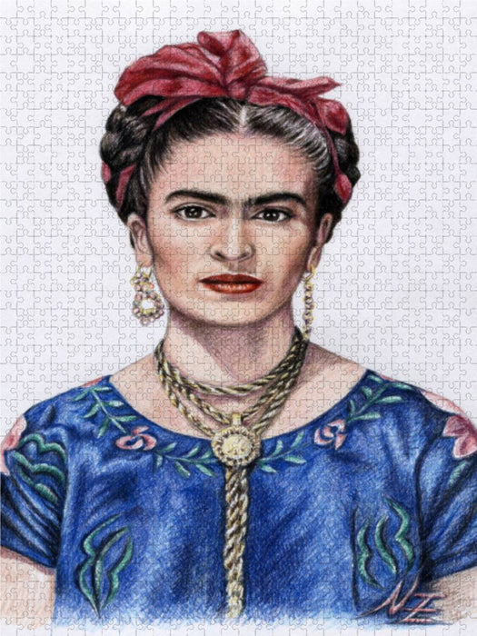 Hommage an Frida Kahlo - CALVENDO Foto-Puzzle
