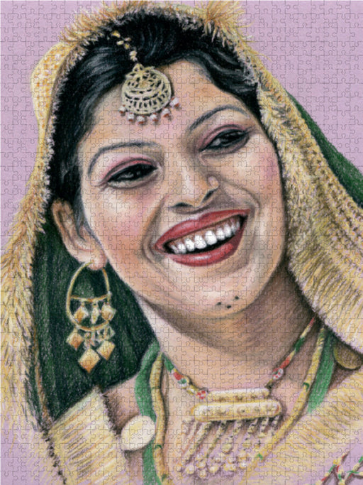 Indische Braut - CALVENDO Foto-Puzzle - calvendoverlag 39.99