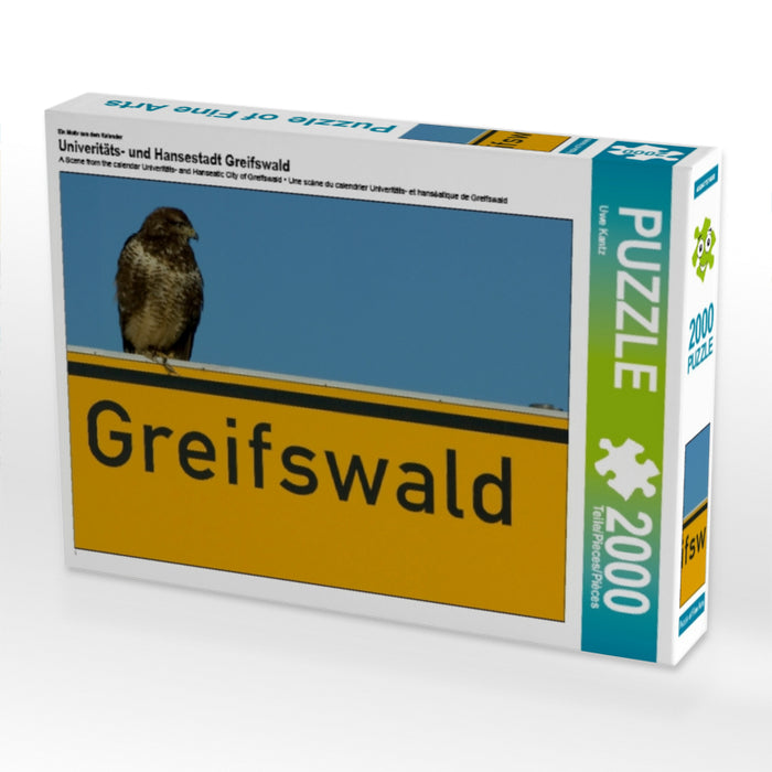 Univeritäts- und Hansestadt Greifswald - CALVENDO Foto-Puzzle - calvendoverlag 39.99