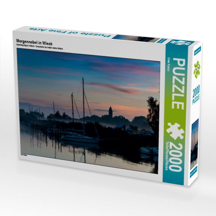 Morgennebel in Wieck - CALVENDO Foto-Puzzle - calvendoverlag 39.99