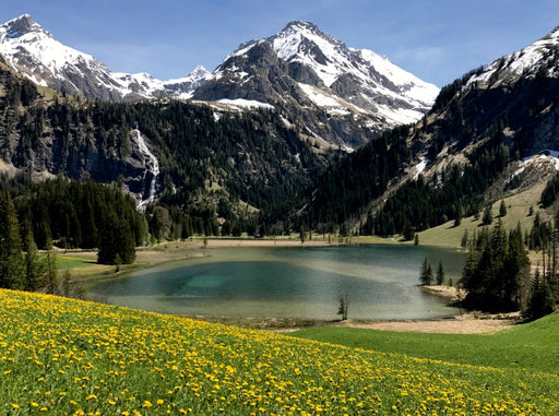 Gstaad, Lauenensee - swissmountainview.ch - CALVENDO Foto-Puzzle - calvendoverlag 39.99