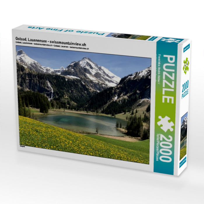 Gstaad, Lauenensee - swissmountainview.ch - CALVENDO Foto-Puzzle - calvendoverlag 39.99