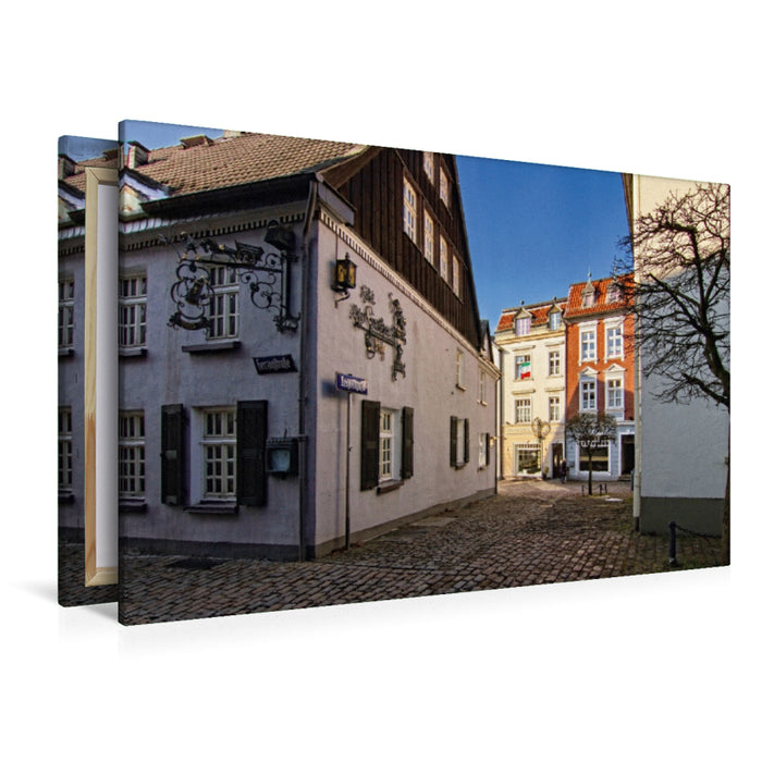 Premium Textil-Leinwand Premium Textil-Leinwand 120 cm x 80 cm quer Das "Alte Gasthaus Pretz"