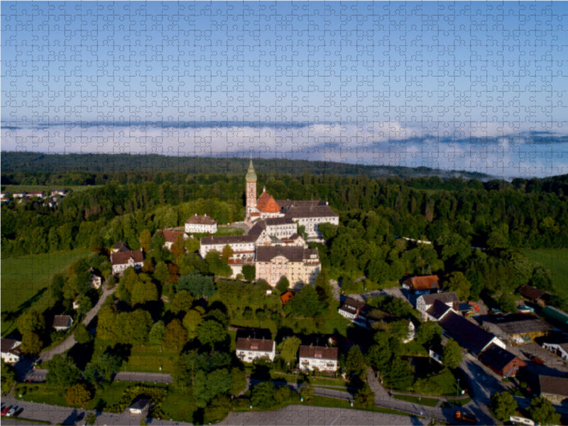 Kloster Andechs am Ammersee - CALVENDO Foto-Puzzle - calvendoverlag 29.99