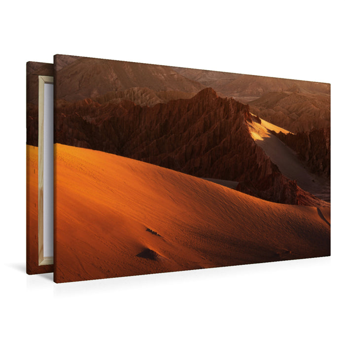 Premium textile canvas Premium textile canvas 120 cm x 80 cm across Valle de la Muerte, Atacama Desert 