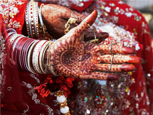 Henna - Punjabi Braut - CALVENDO Foto-Puzzle - calvendoverlag 39.99