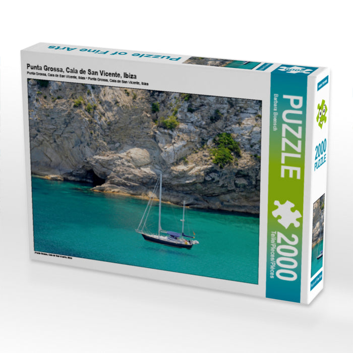 Punta Grossa, Cala de San Vicente, Ibiza - CALVENDO Foto-Puzzle - calvendoverlag 39.99