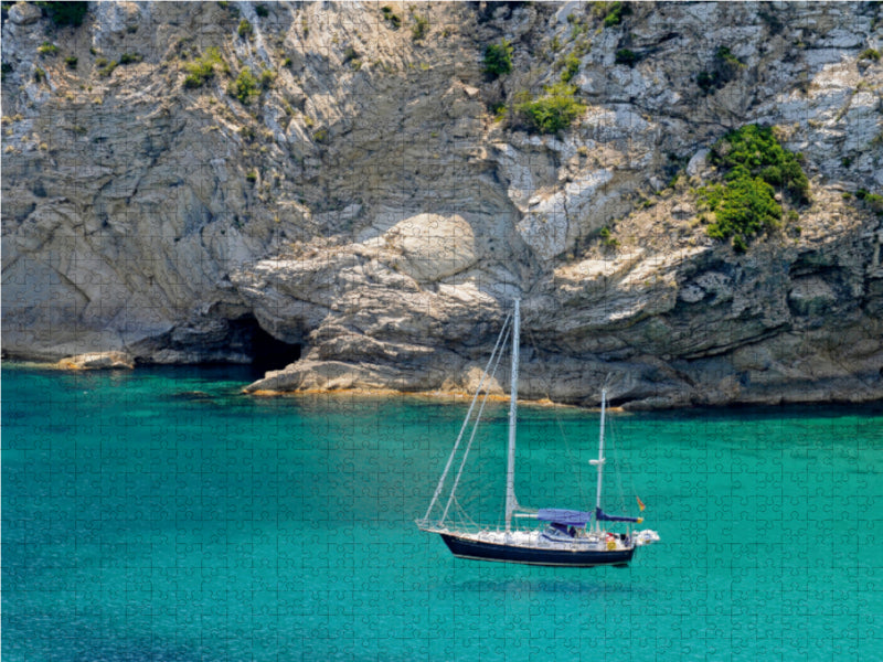 Punta Grossa, Cala de San Vicente, Ibiza - CALVENDO Foto-Puzzle - calvendoverlag 39.99