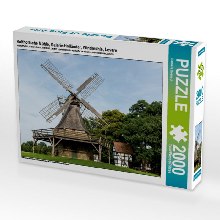 Kolthoffsche Mühle, Galerie-Holländer, Windmühle, Levern - CALVENDO Foto-Puzzle - calvendoverlag 39.99