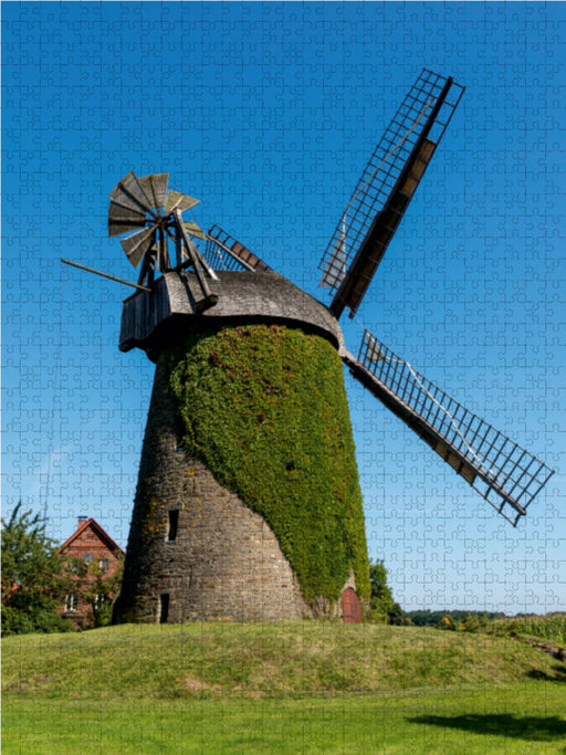 Königsmühle, Holländerwindmühle, Seelenfeld - CALVENDO Foto-Puzzle - calvendoverlag 39.99