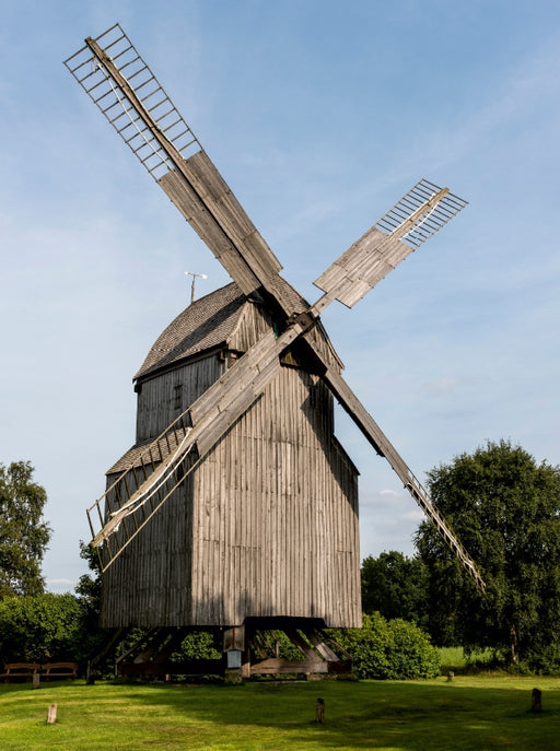 Bockwindmühle, Windmühle, Wehe - CALVENDO Foto-Puzzle - calvendoverlag 39.99