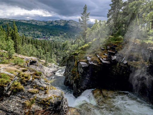 Wasserfall Rondane-Nationalpark - CALVENDO Foto-Puzzle - calvendoverlag 29.99