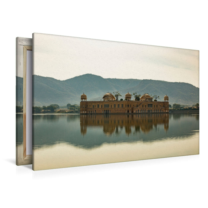 Premium Textil-Leinwand Premium Textil-Leinwand 120 cm x 80 cm quer Ein Motiv aus dem Kalender Rajasthan - Architektur im Land der Könige
