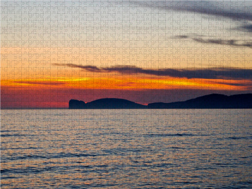 Alghero - Inselsilhouette - CALVENDO Foto-Puzzle - calvendoverlag 43.99