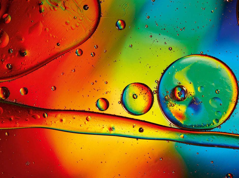 Farbrausch mit Öl und Wasser 09 - CALVENDO Foto-Puzzle - calvendoverlag 29.99