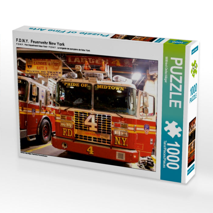 F.D.N.Y.  Feuerwehr New York - CALVENDO Foto-Puzzle - calvendoverlag 29.99
