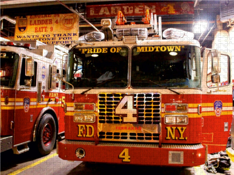 F.D.N.Y.  Feuerwehr New York - CALVENDO Foto-Puzzle - calvendoverlag 29.99
