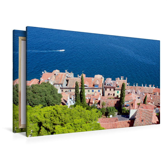 Premium Textil-Leinwand Premium Textil-Leinwand 120 cm x 80 cm quer Ein Motiv aus dem Kalender Istrien und Insel Krk - Impressionen eines kroatischen Sommers