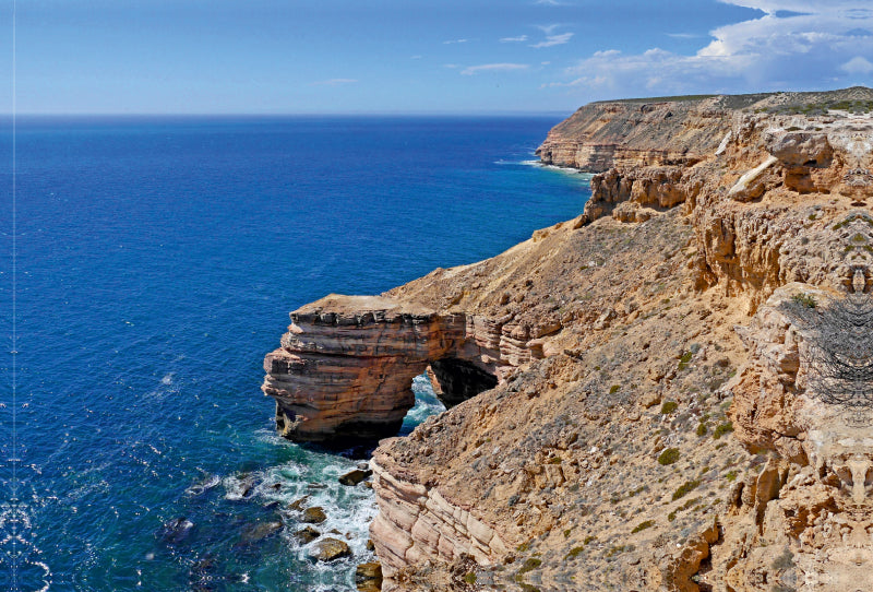 Toile textile haut de gamme Toile textile haut de gamme 120 cm x 80 cm paysage Pont naturel dans le parc national de Kalbarri 