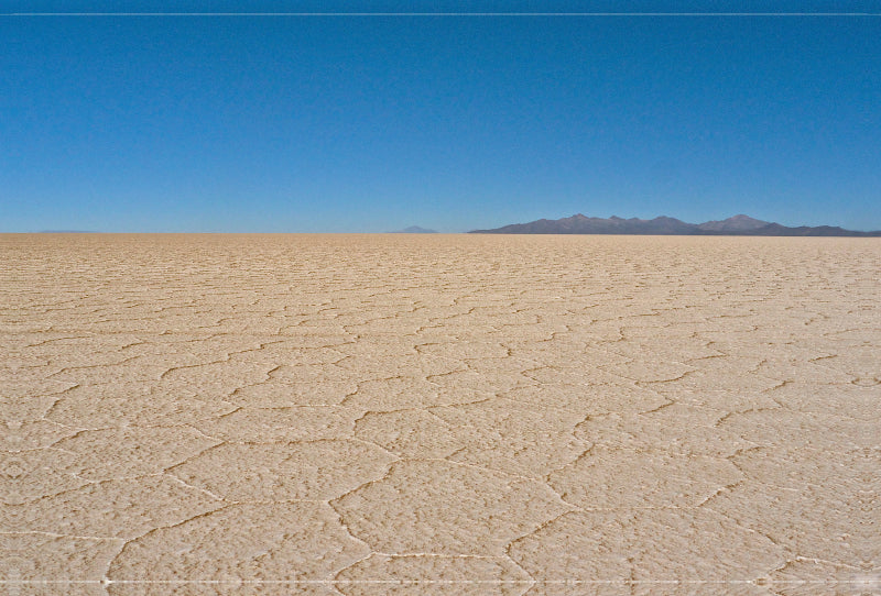 Toile textile haut de gamme Toile textile haut de gamme 120 cm x 80 cm sur le Salar de Uyuni (10 582 km²), le plus grand lac salé du monde 