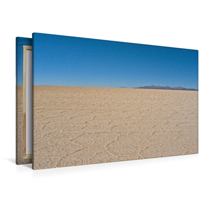 Premium Textil-Leinwand Premium Textil-Leinwand 120 cm x 80 cm quer Salar de Uyuni (10.582 qkm), größter Salzsee der Erde
