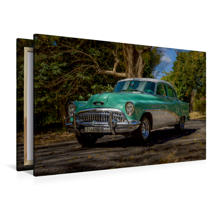 Toile textile haut de gamme Toile textile haut de gamme 120 cm x 80 cm paysage Buick Skylark 