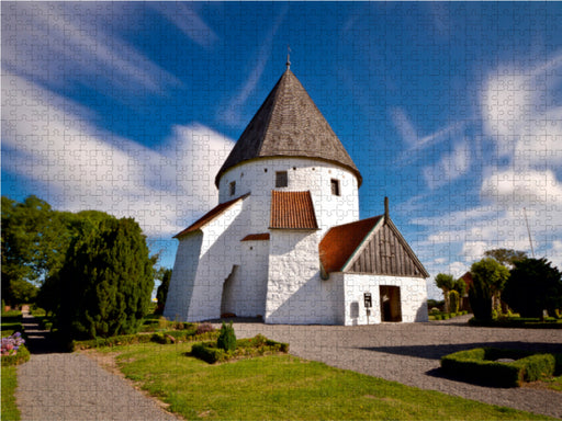 Rundkirche Olsker - CALVENDO Foto-Puzzle - calvendoverlag 29.99