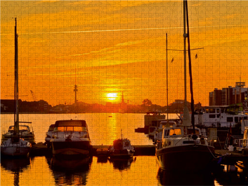 Sonne über Wilhelmshaven - CALVENDO Foto-Puzzle - calvendoverlag 39.99