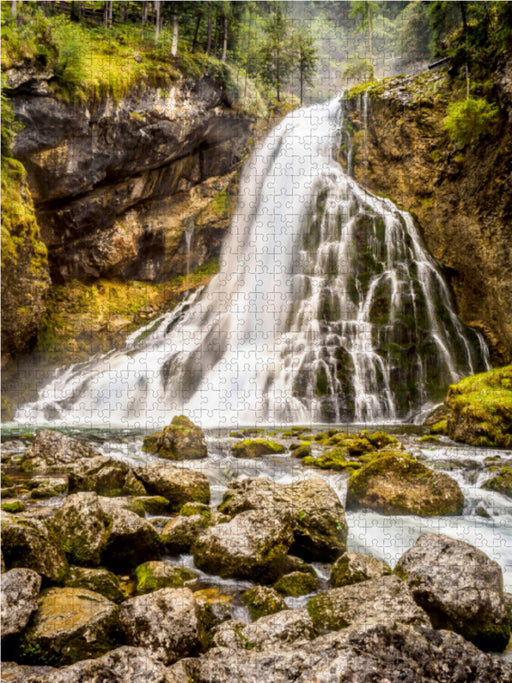 Der Gollinger Wasserfall - CALVENDO Foto-Puzzle - calvendoverlag 29.99