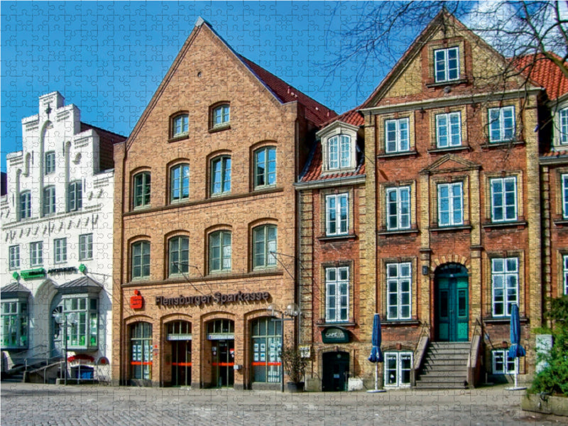 Flensburg, Südermarkt - CALVENDO Foto-Puzzle - calvendoverlag 29.99