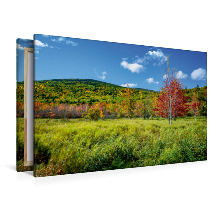Toile textile haut de gamme Toile textile haut de gamme 120 cm x 80 cm paysage Jeu de couleurs dans le parc national Acadia 