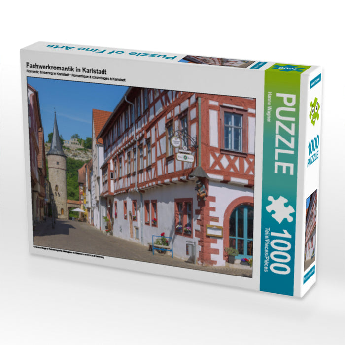 Fachwerkromantik in Karlstadt - CALVENDO Foto-Puzzle - calvendoverlag 29.99