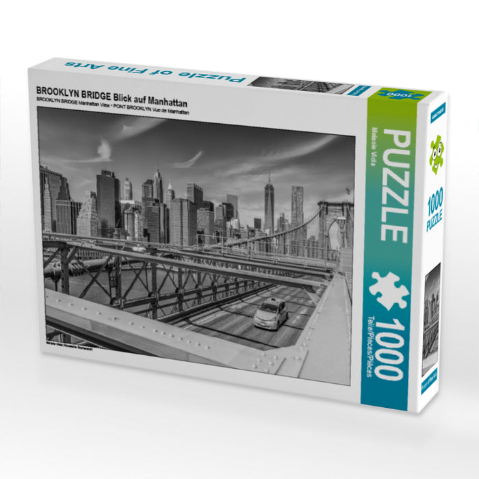 BROOKLYN BRIDGE Blick auf Manhattan - CALVENDO Foto-Puzzle - calvendoverlag 29.99