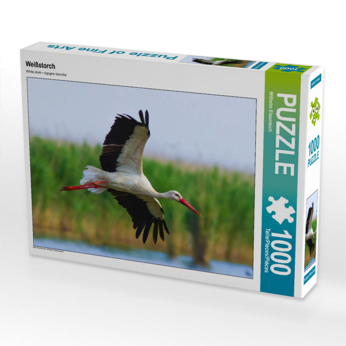 Cigogne blanche - Puzzle photo CALVENDO 