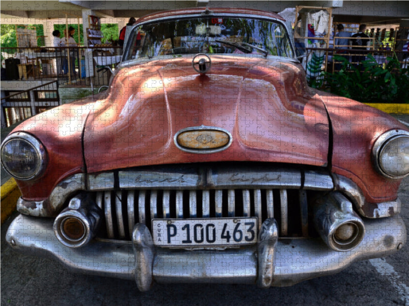 Oldtimer auf Kuba 2000 Teile Puzzle quer - CALVENDO Foto-Puzzle'