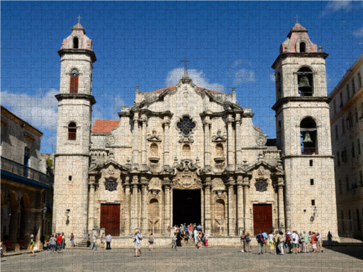 Kathedrale in Havanna, Kuba - CALVENDO Foto-Puzzle - calvendoverlag 39.99